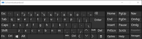 terrorist Aankoop Comorama Schermtoetsenbord (online toetsenbord voor Windows) - Webwijzer